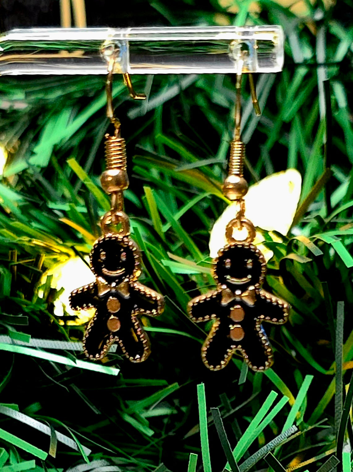 Gingerbread Dangle Earrings