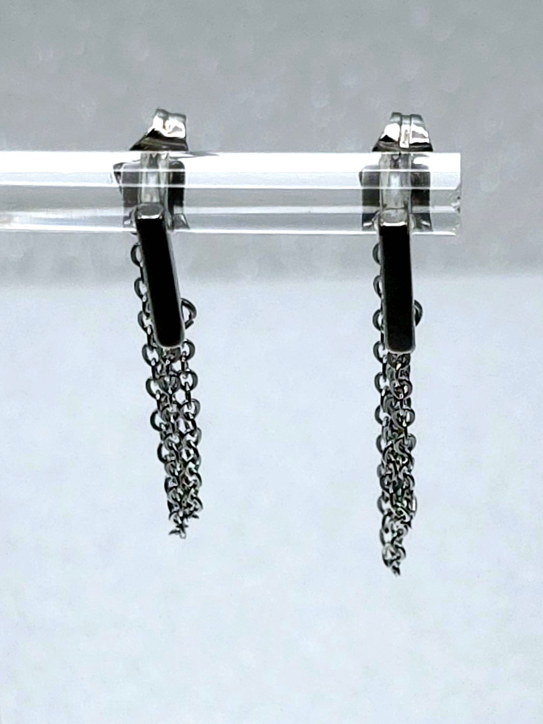 Chain Wrap Stud Earrings