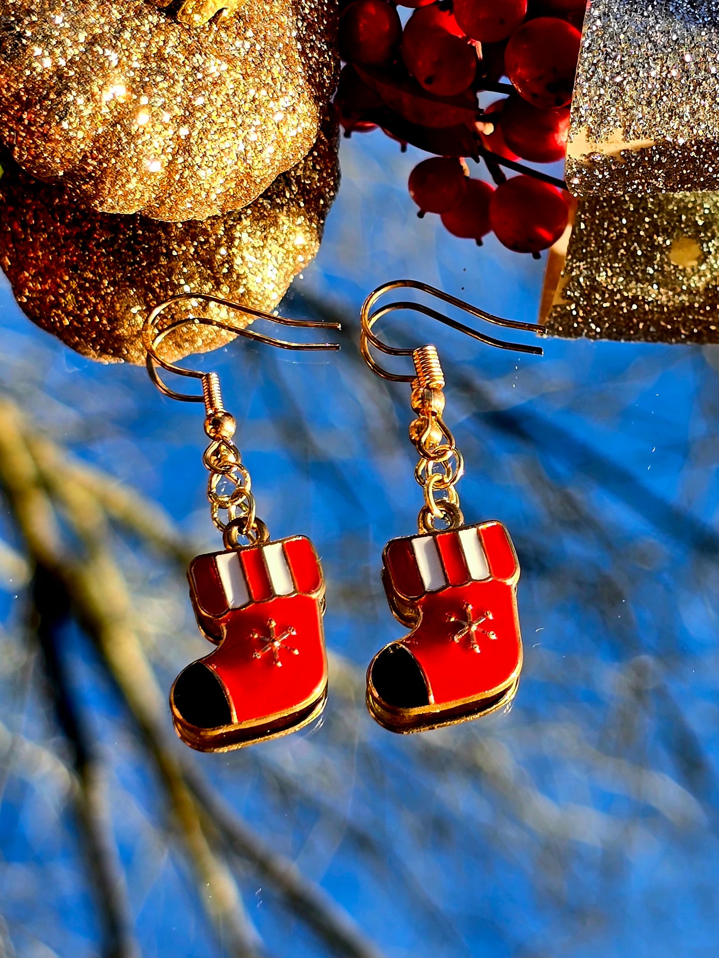 Christmas Stocking Earrings