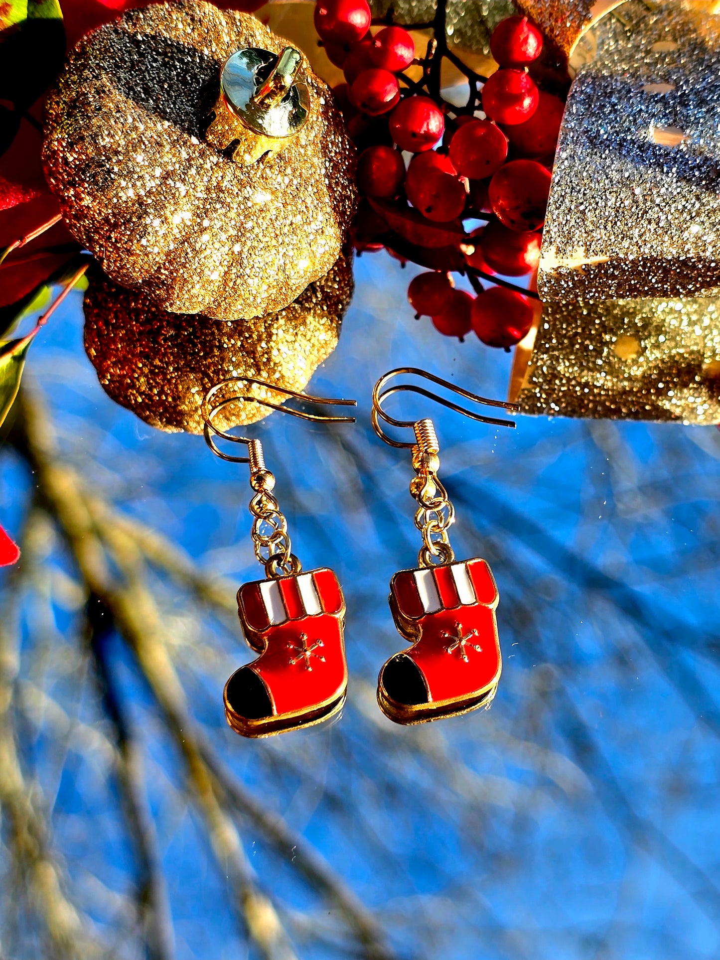 Christmas Stocking Earrings