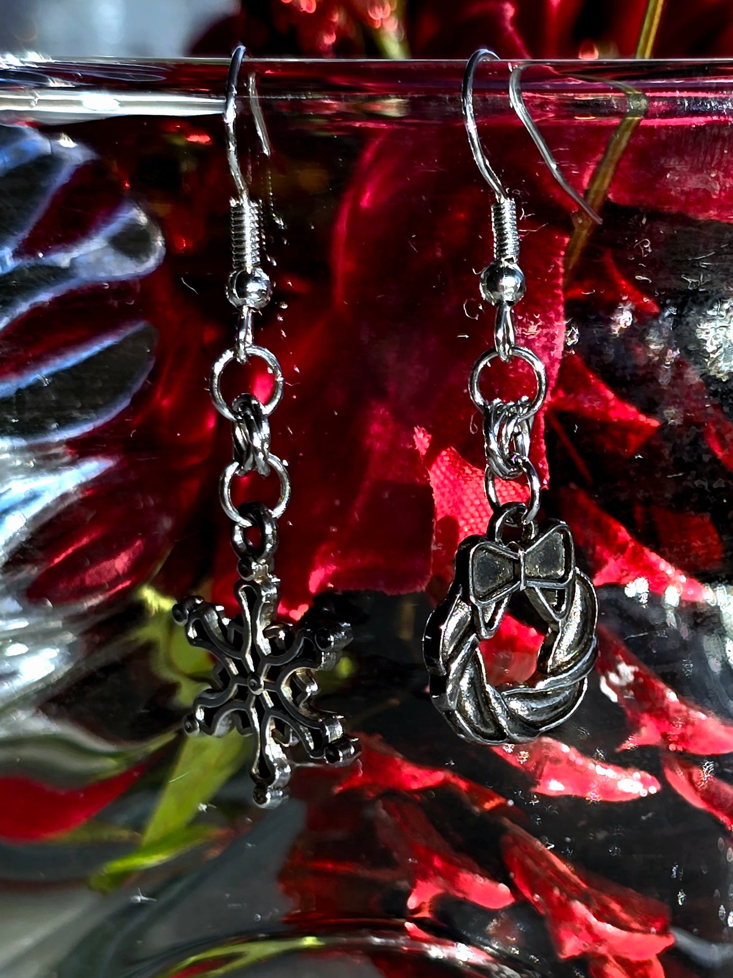 Mismatch Christmas Earrings
