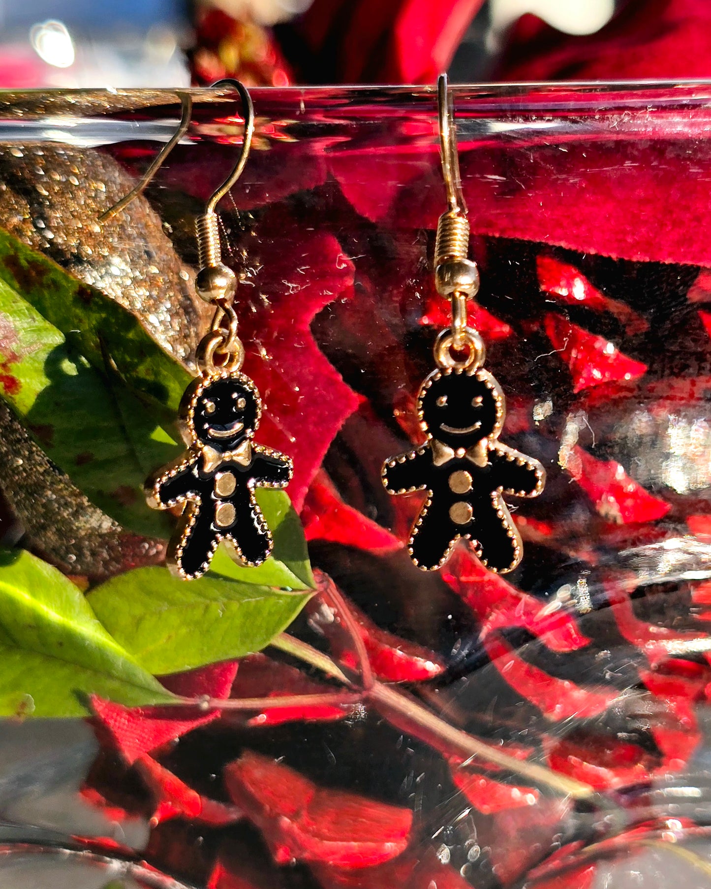 Gingerbread Dangle Earrings
