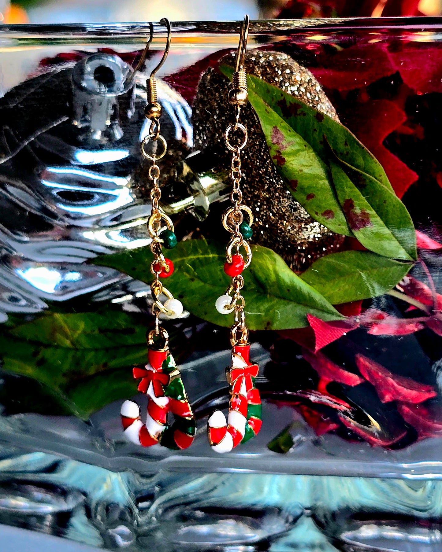 CandyCane Dangle Earrings