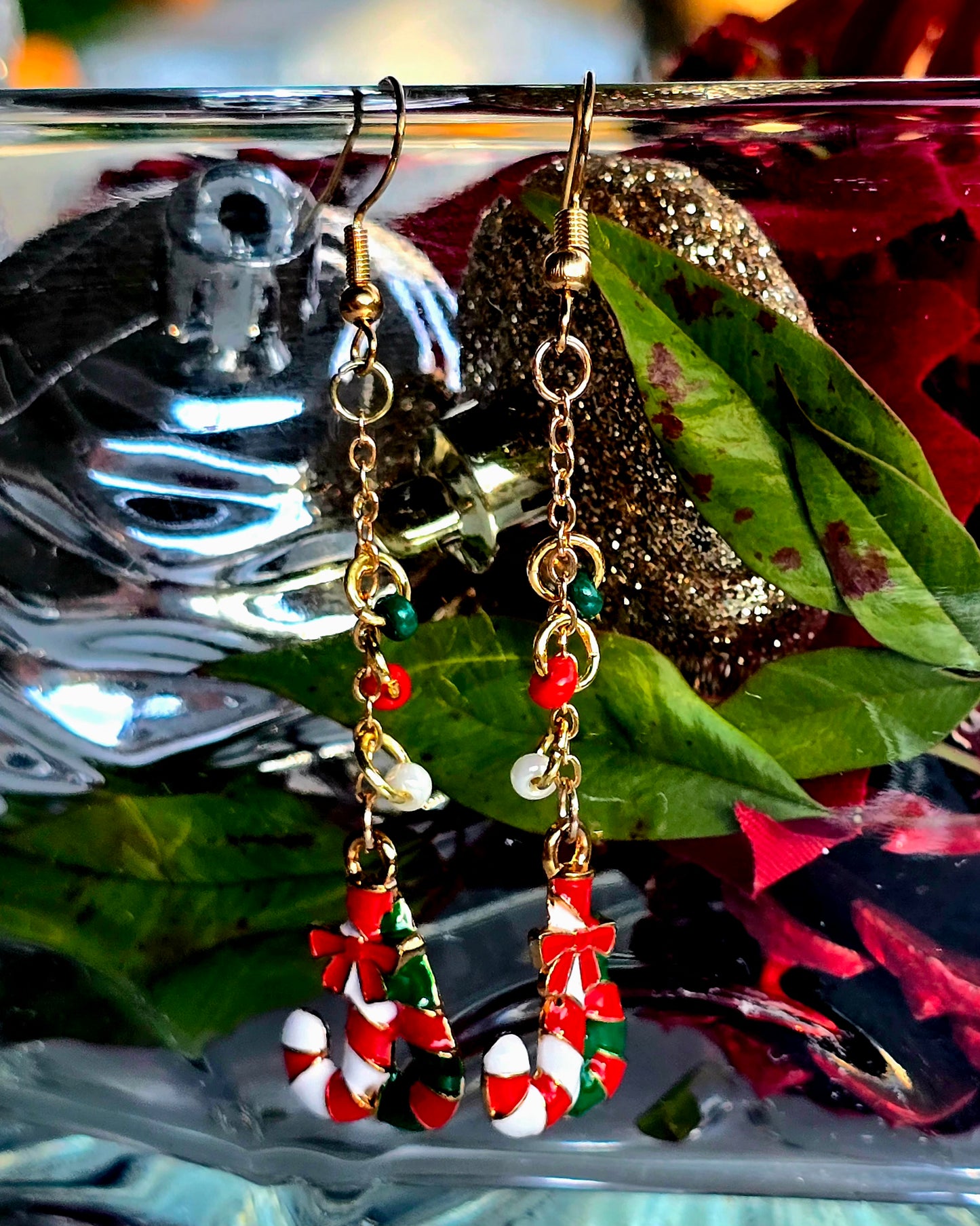 CandyCane Dangle Earrings