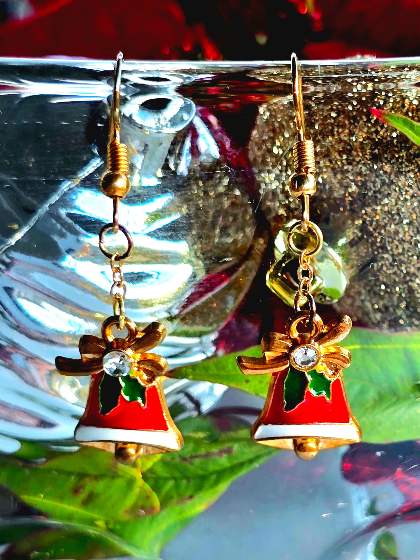 Christmas Bell Dangle Earrings