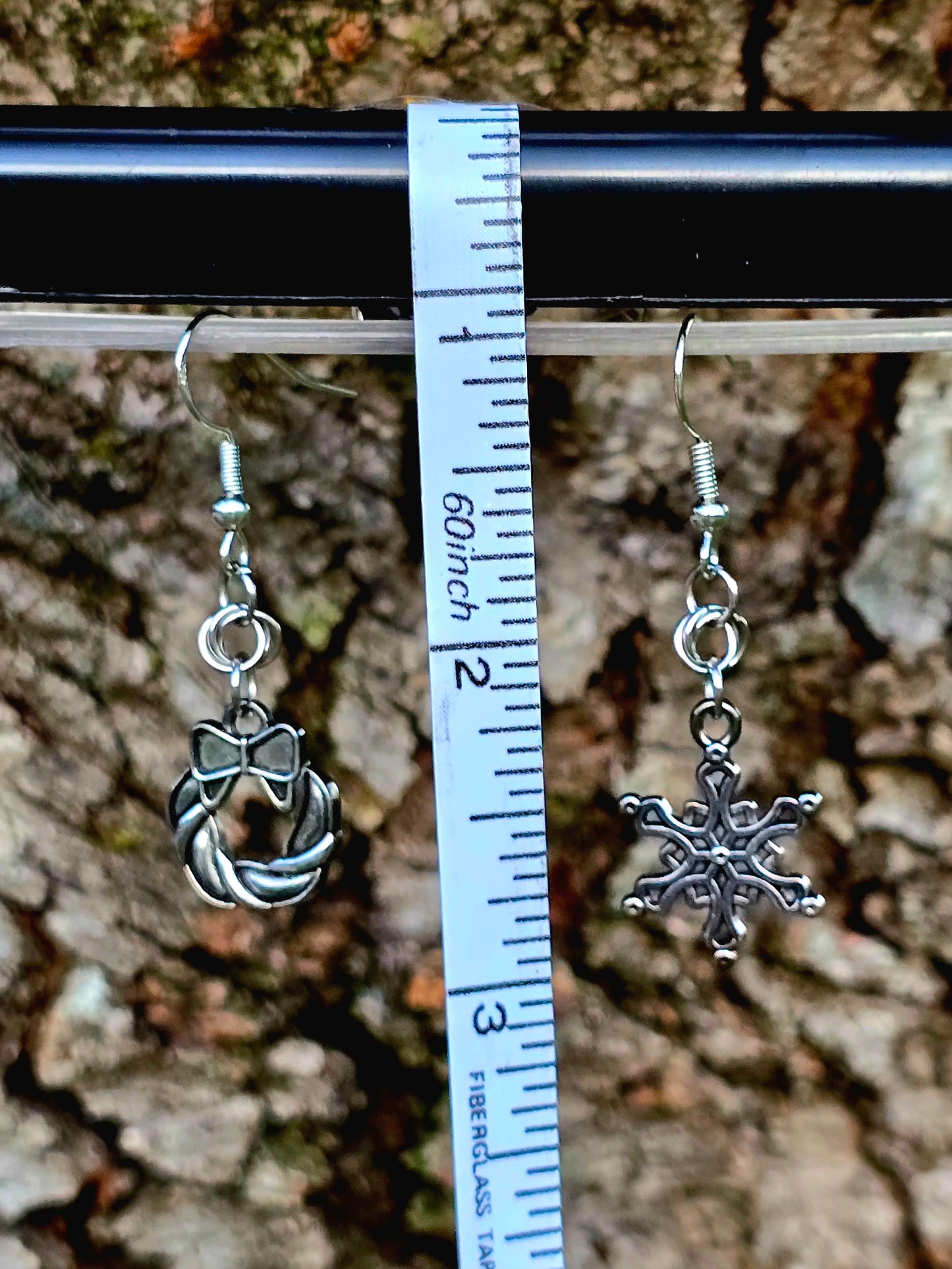 Mismatch Christmas Earrings