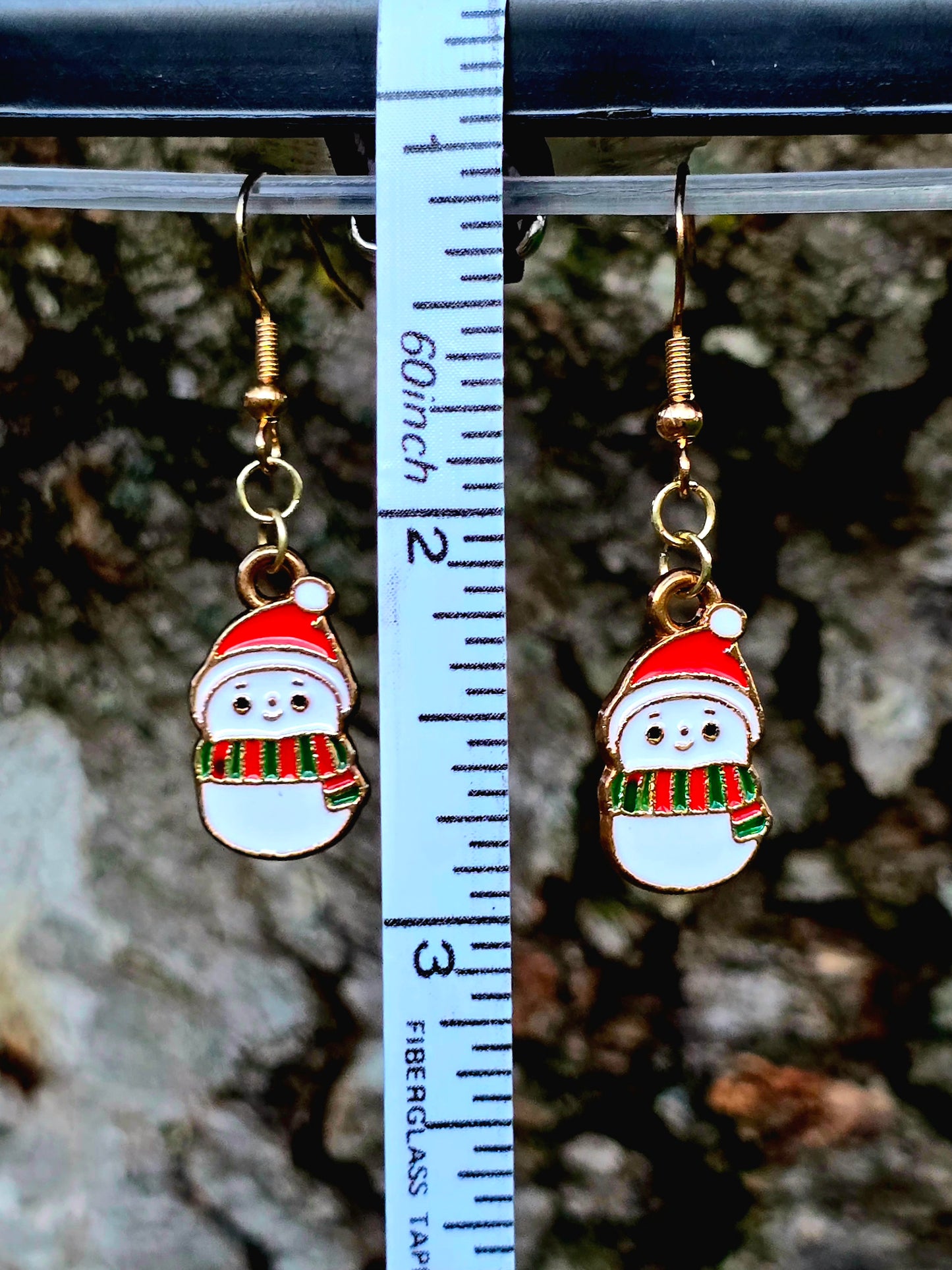 Cute Lil Snowmen Dangle Earrings