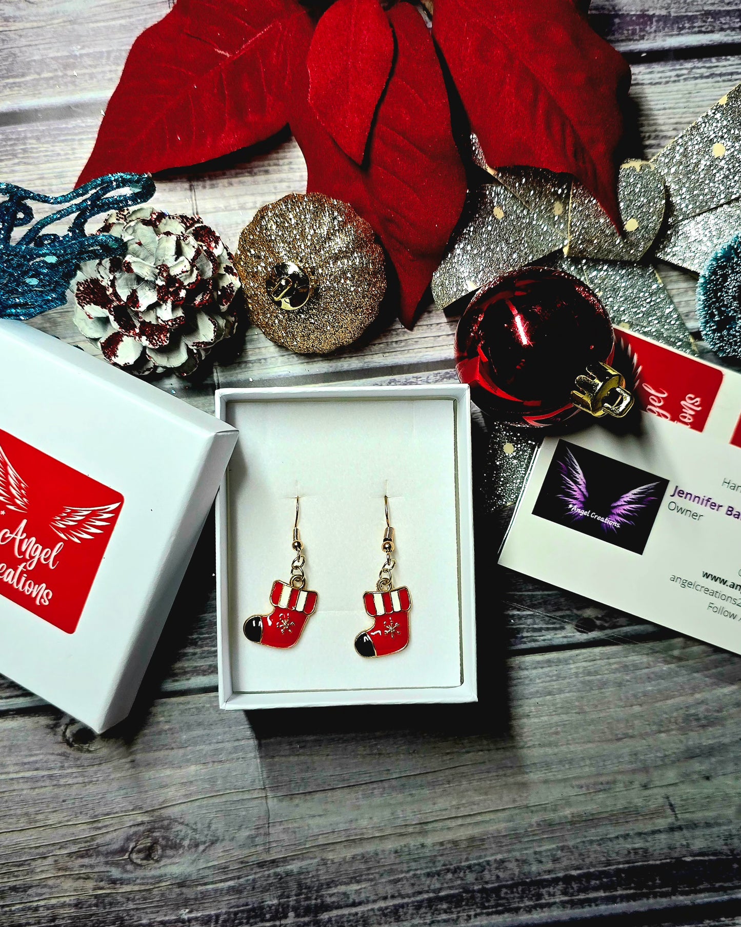 Christmas Stocking Earrings