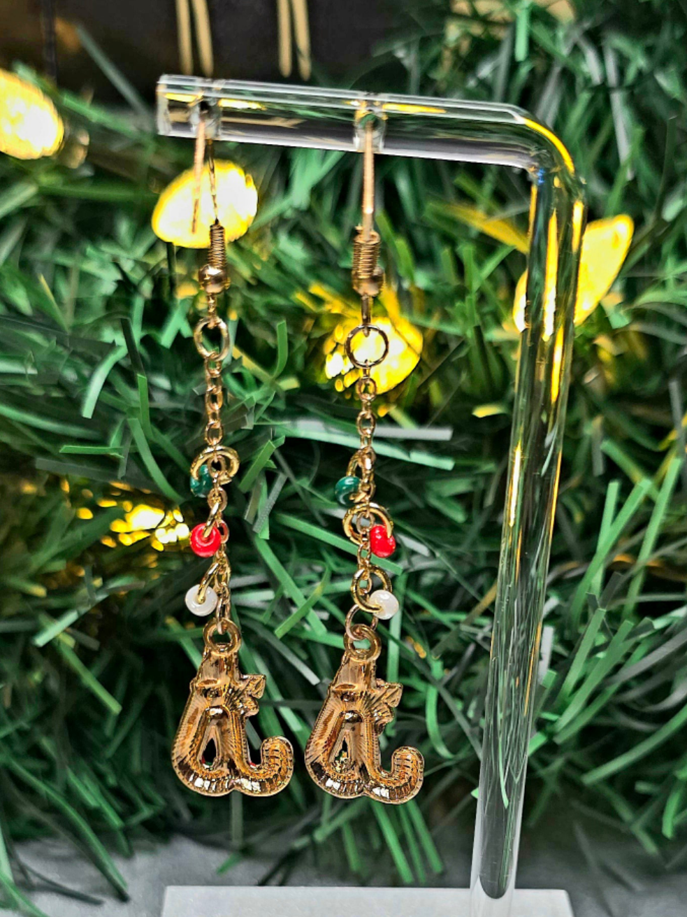 CandyCane Dangle Earrings