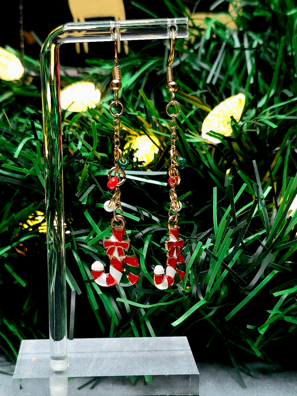 CandyCane Dangle Earrings