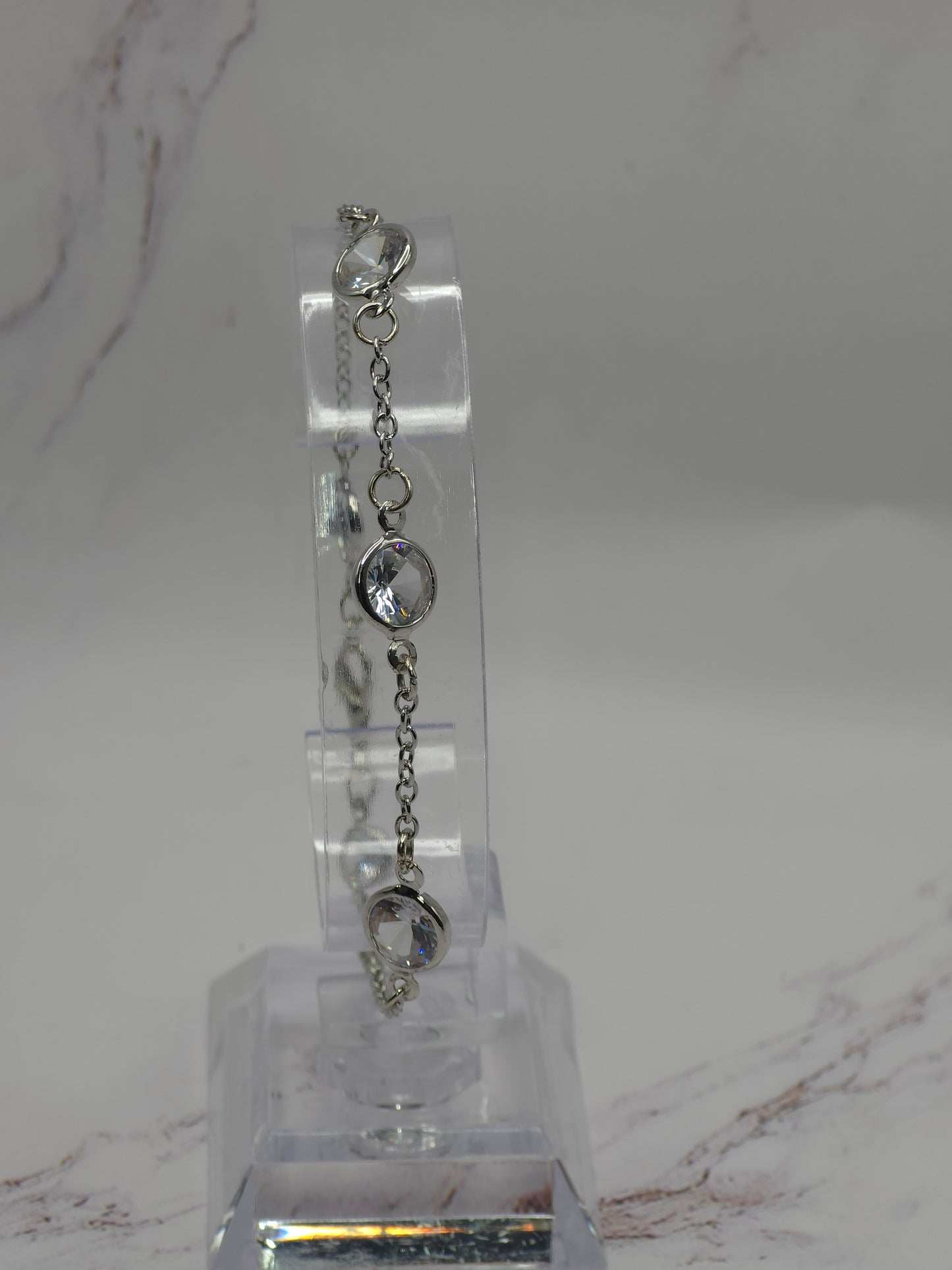 Silver Cubic Zirconium Bracelet