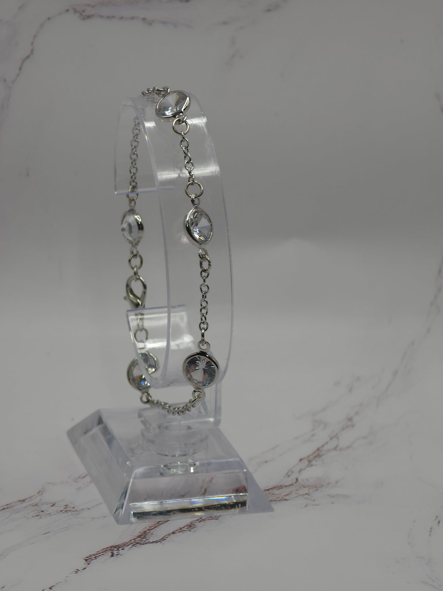 Silver Cubic Zirconium Bracelet