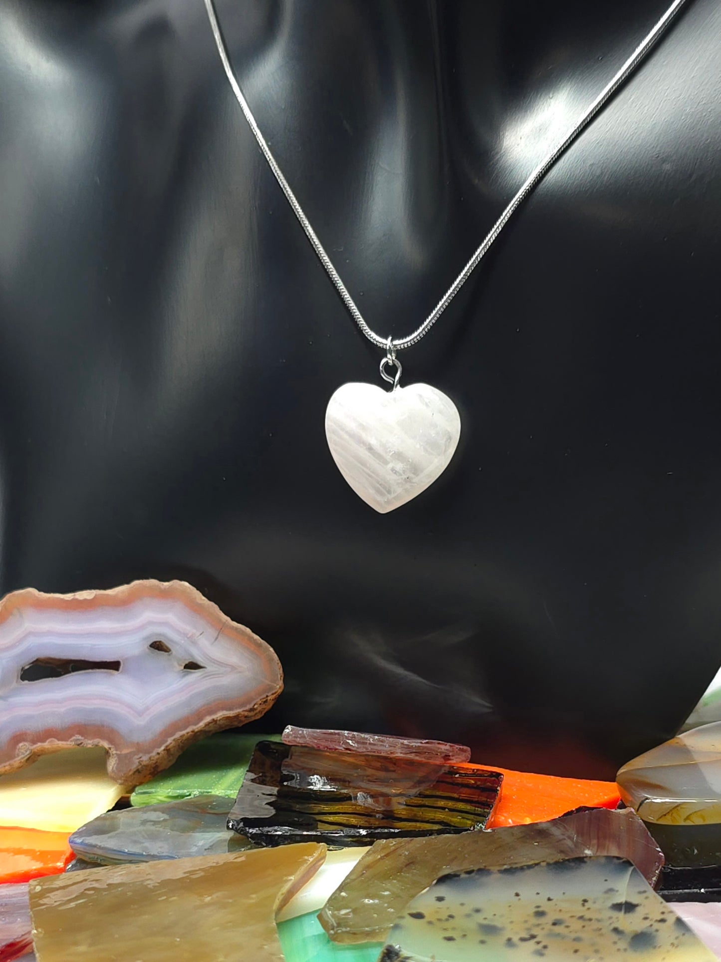 Stone Heart Necklace