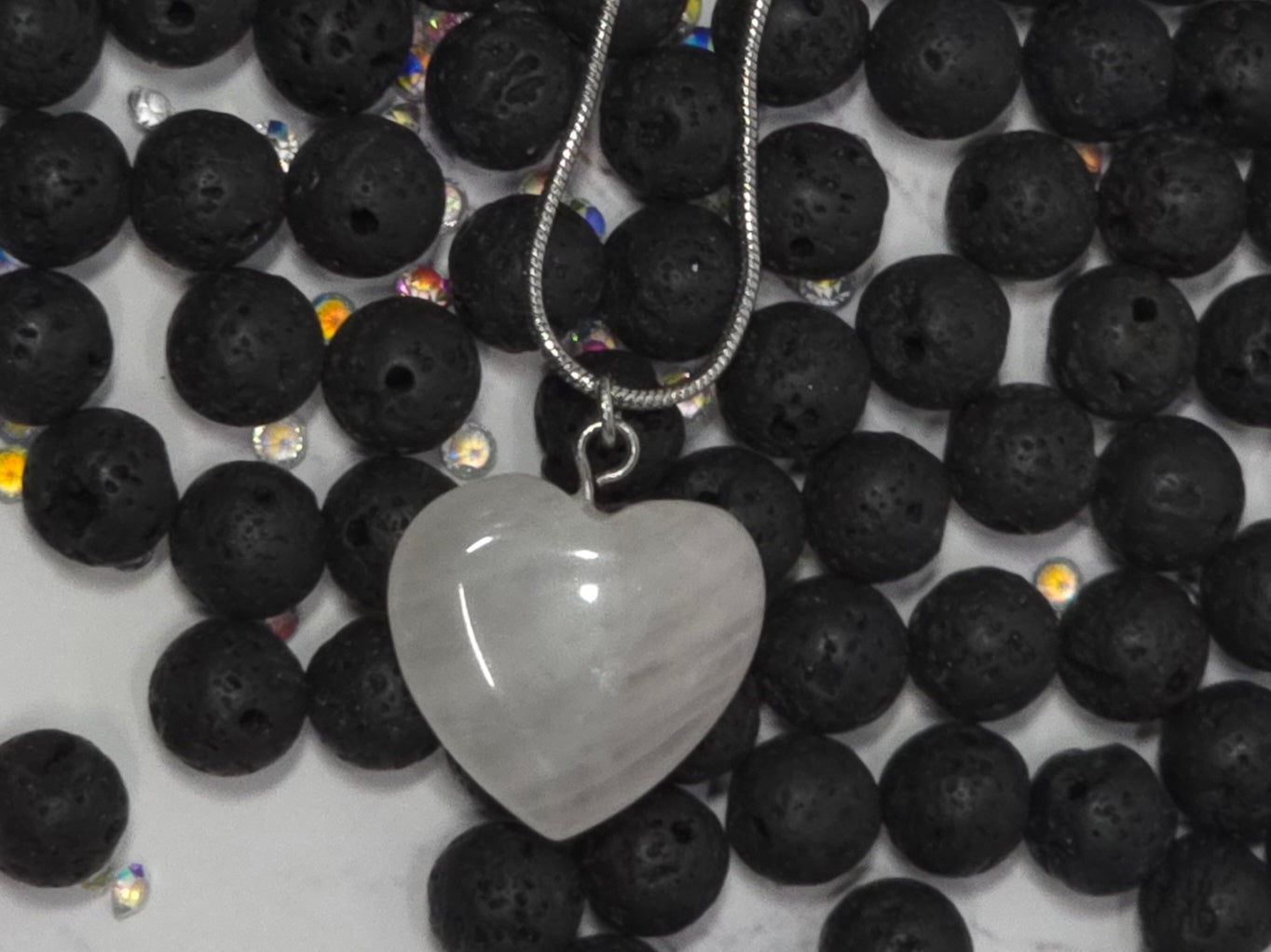 Stone Heart Necklace