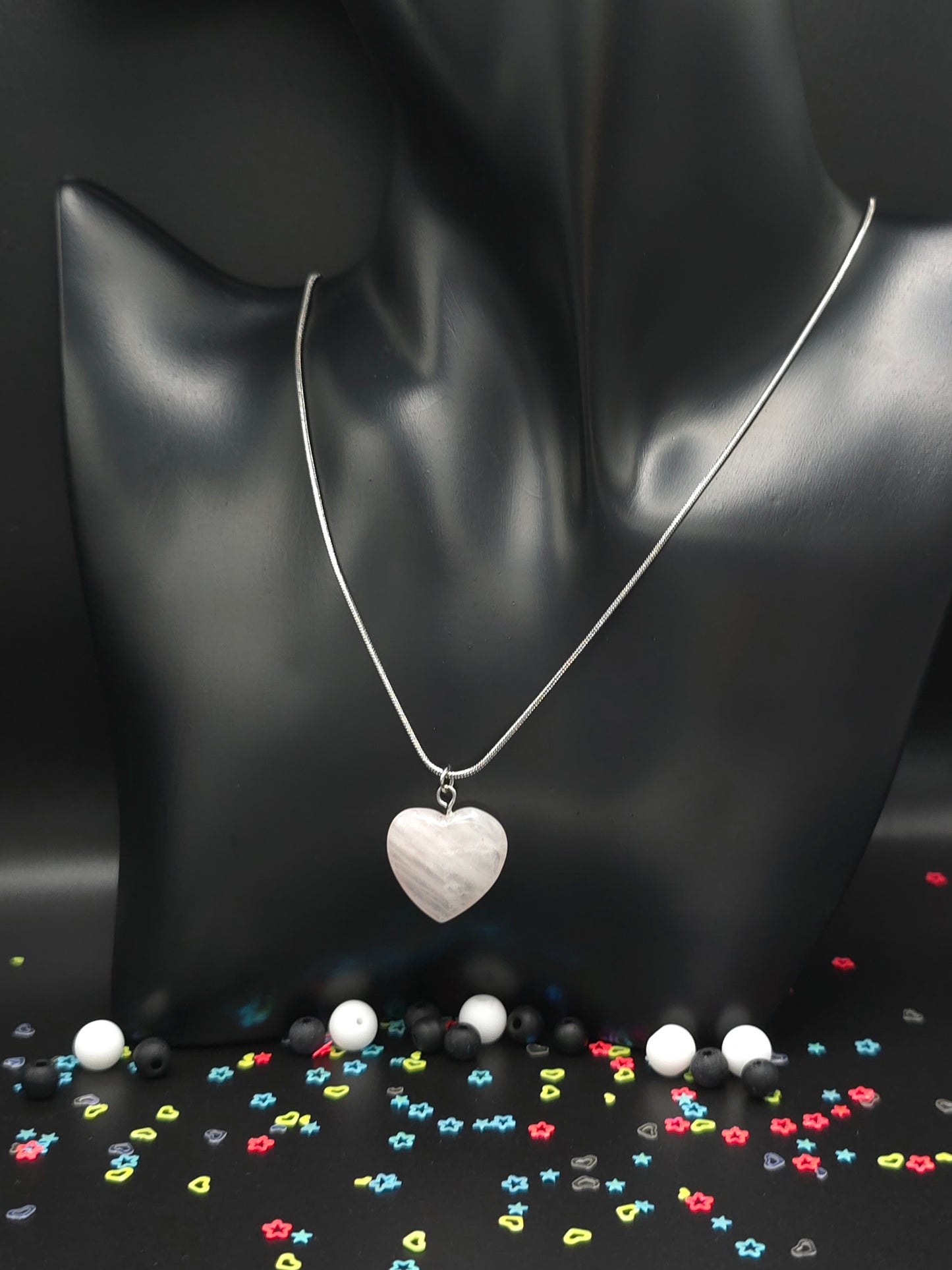 Stone Heart Necklace