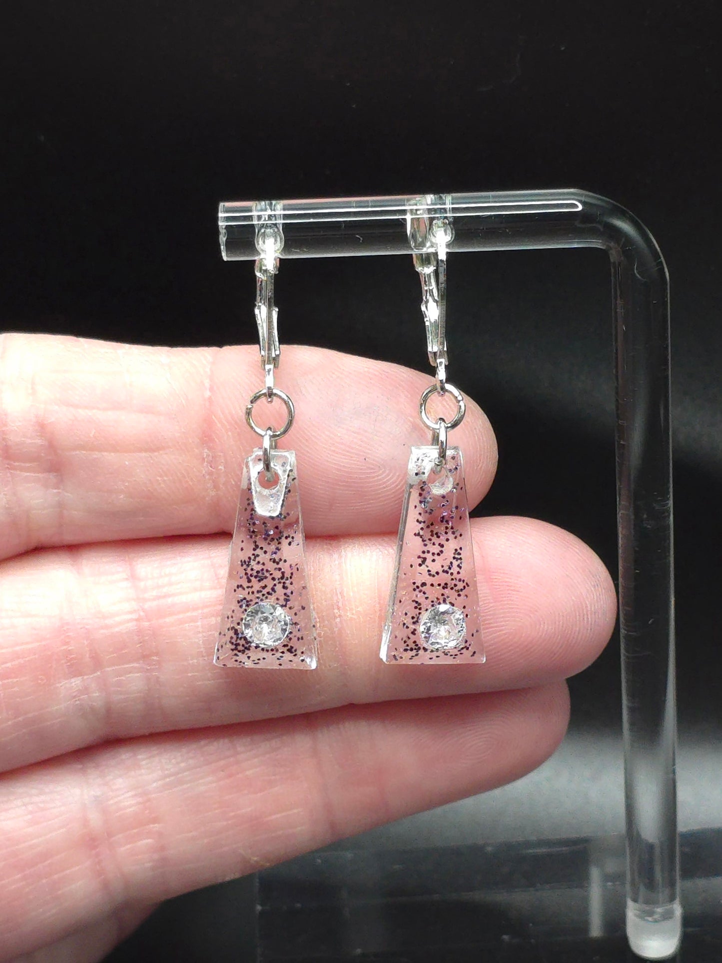 Sparkle & Shine Resin Earrings