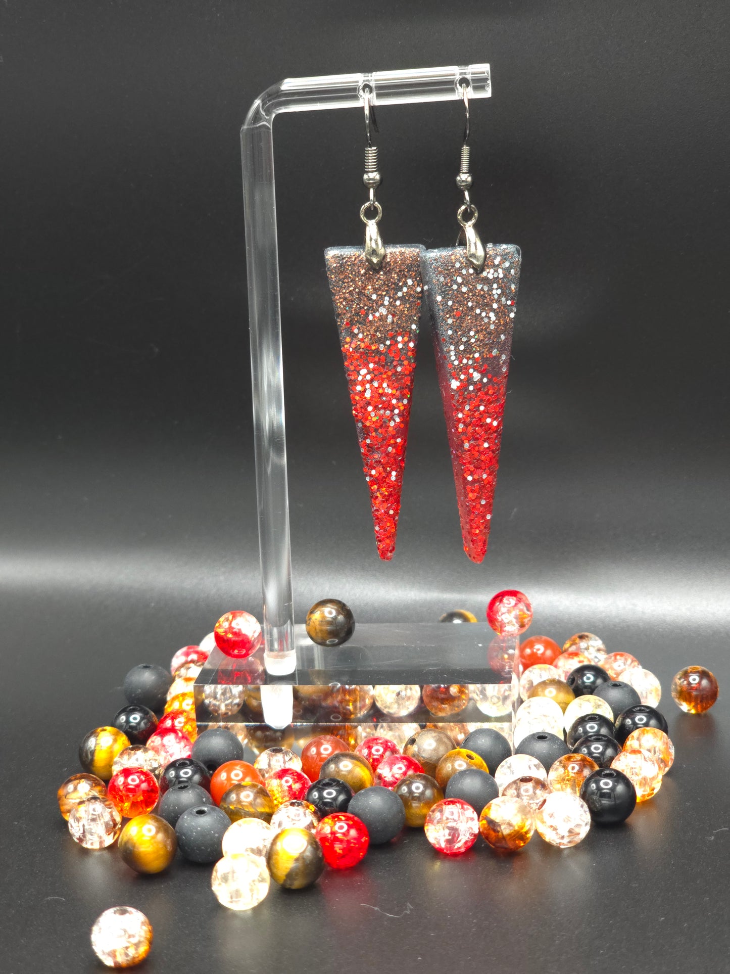 Glitter Fun Resin Earrings