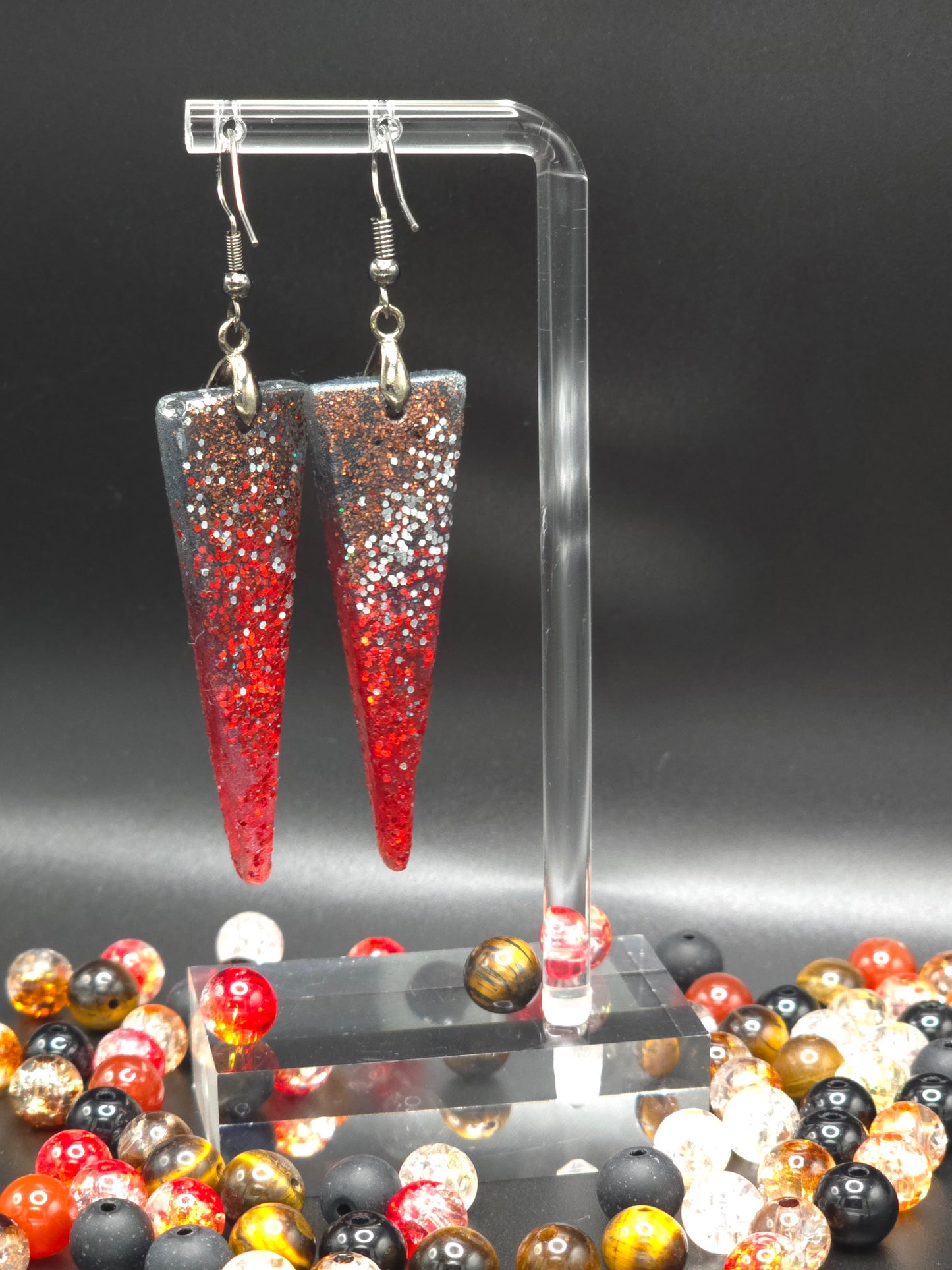 Glitter Fun Resin Earrings