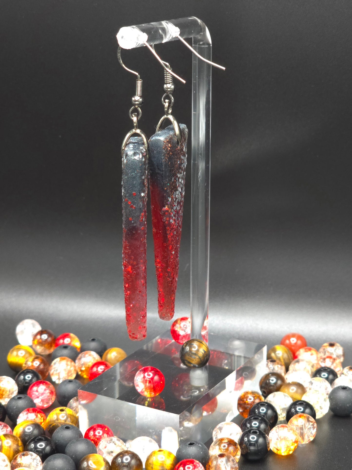 Glitter Fun Resin Earrings