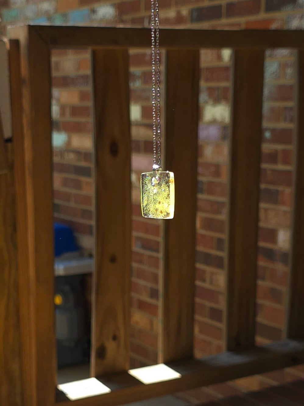 Shine in Yellow Resin Necklace