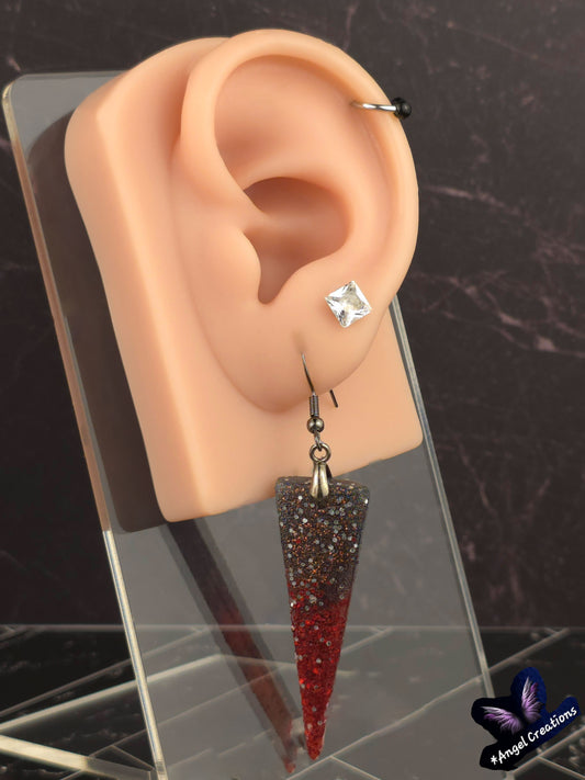 Glitter Fun Resin Earrings